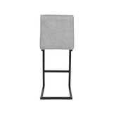 LABEL51 - Barstoel Milo - Zinc - 53x41x100cm - Set van 2
