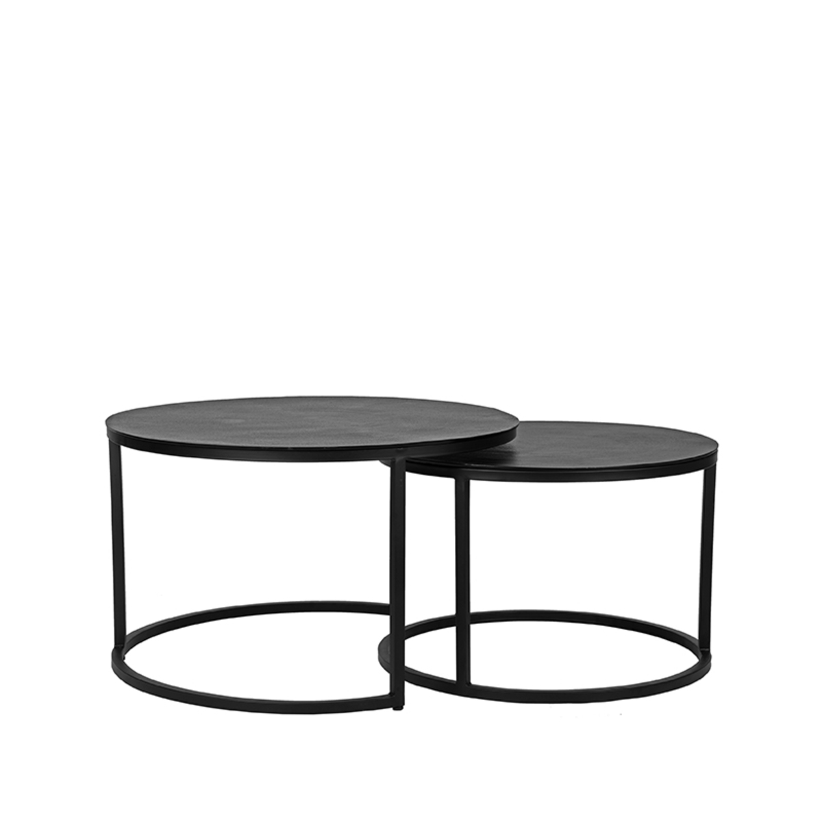 LABEL51 Salontafel Grand - Zwart - Metaal - 75 cm