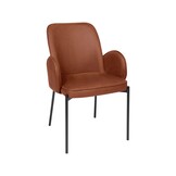 LABEL51 - Eetkamerstoel Jari - 55x60x86cm - Cognac