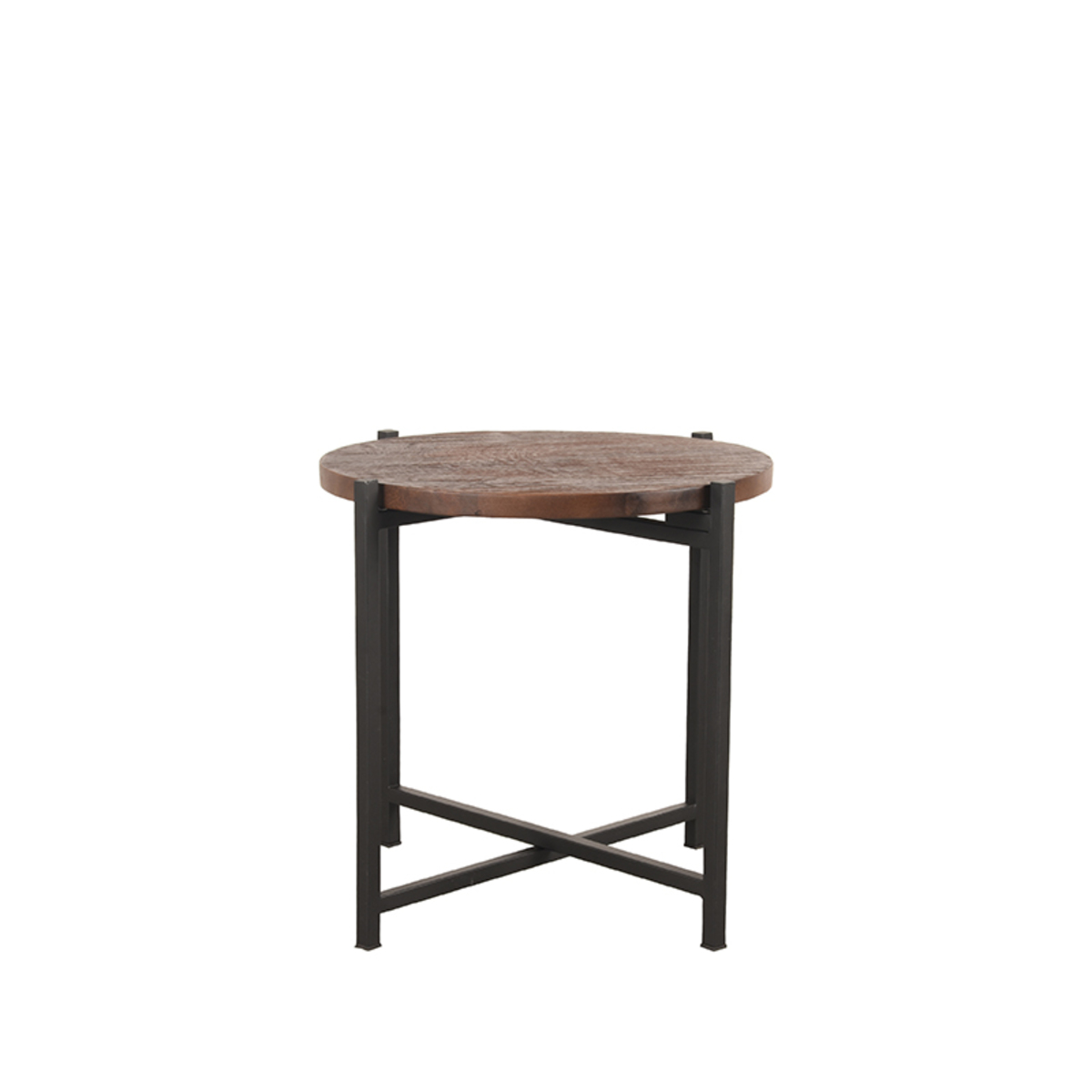 LABEL51 Bijzettafel Dox 40x40x40cm - Espresso - Hout