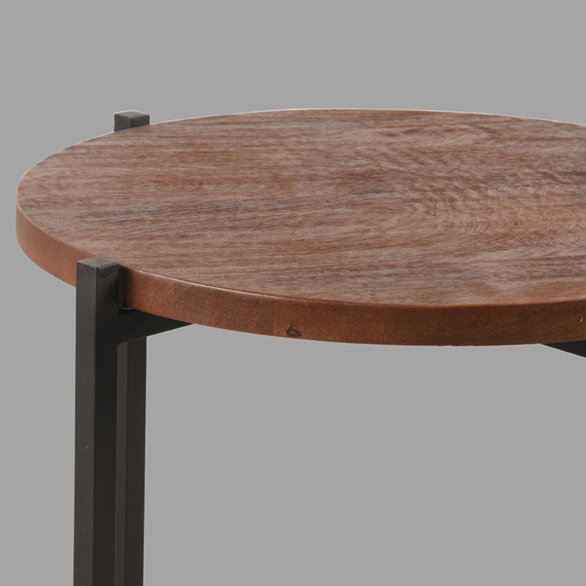 LABEL51 Bijzettafel Dox 40x40x40cm - Espresso - Hout