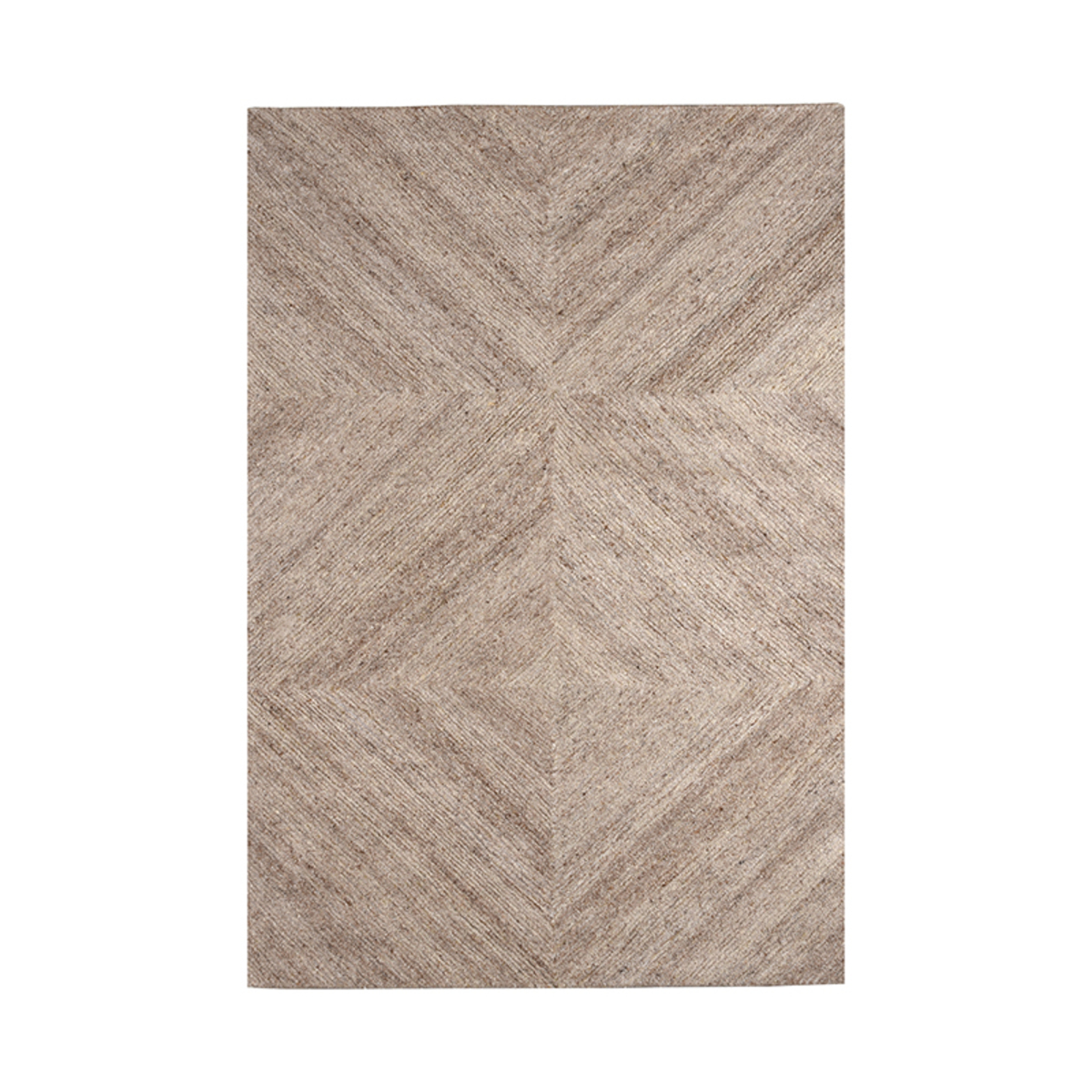 LABEL51 Vloerkleden Blendy - Taupe - Wol - 200x300cm
