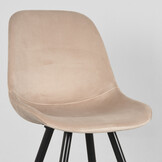 LABEL51 - Eetkamerstoel Capri - Zand - 56x46x88cm - Set van 2