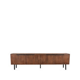 LABEL51 Tv-meubel Rio 220x40x60 cm - Espresso - Mangohout
