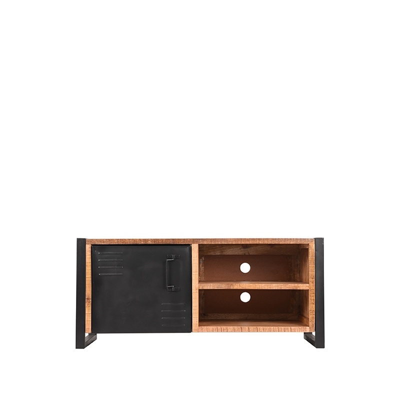 LABEL51 Tv-meubel Brussels - Rough - Mangohout - 115 cm breed