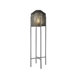 LABEL51 - Vloerlamp Ibiza - Zwart - 30x30x150cm