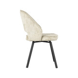 LABEL51 - Eetkamerstoel Lewis - Beige - 66x52x84cm - Set van 2