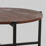 LABEL51 Salontafel Dox 70x70x35 cm - Espresso - Hout