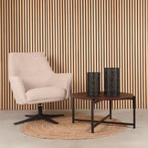 LABEL51 Salontafel Dox 70x70x35 cm - Espresso - Hout