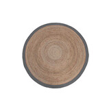 LABEL51 - Vloerkleed Jute - Beige - 90x90x1cm