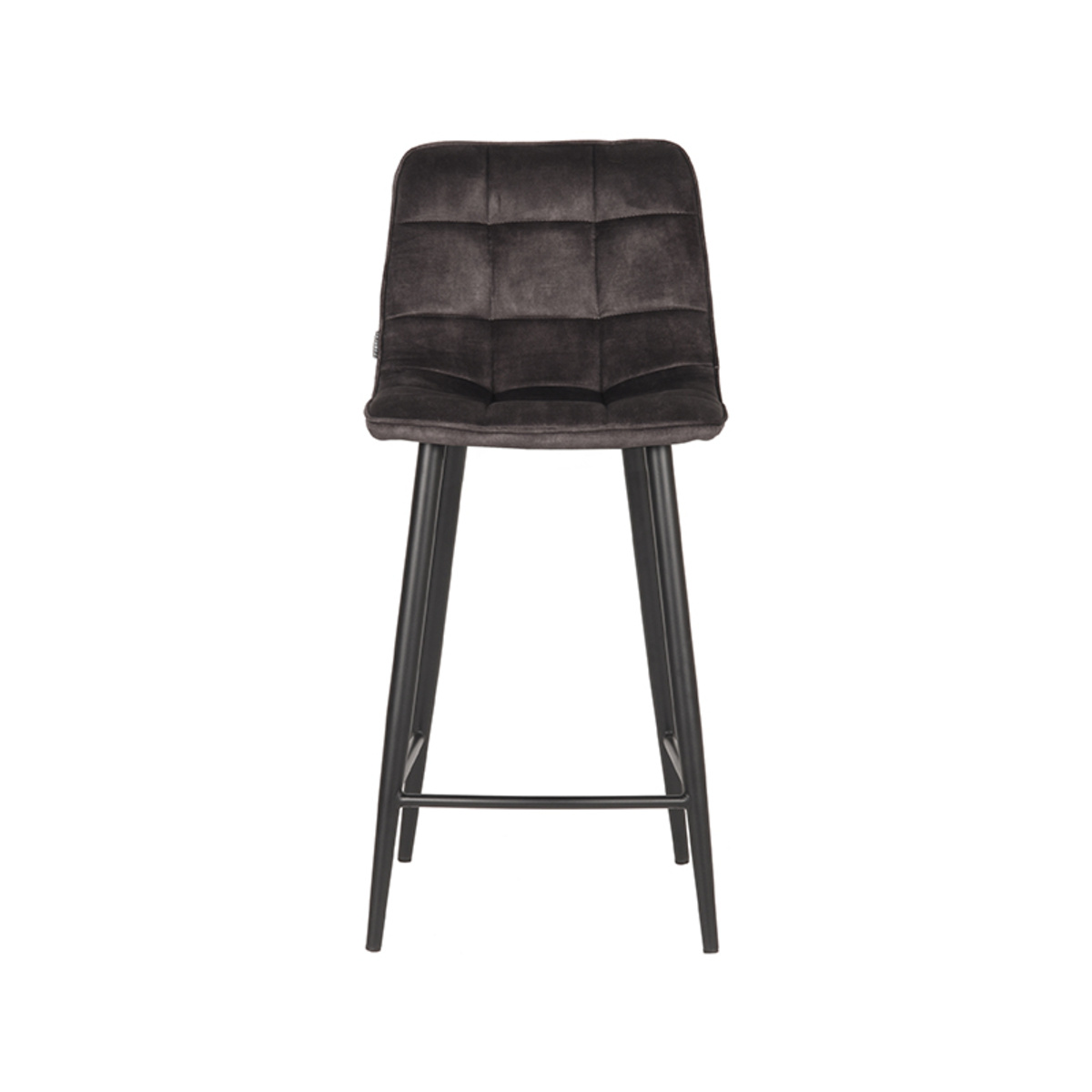 LABEL51 - Barstoel Jelt - Grijs - 46x42x92cm - Set van 2