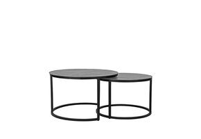 LABEL51 - Salontafel Grand - Antiek Ash - 75x75x45cm