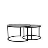 LABEL51 - Salontafel Grand - Antiek Ash - 75x75x45cm