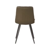 LABEL51 Eetkamerstoel Jay - Army green - Microfiber