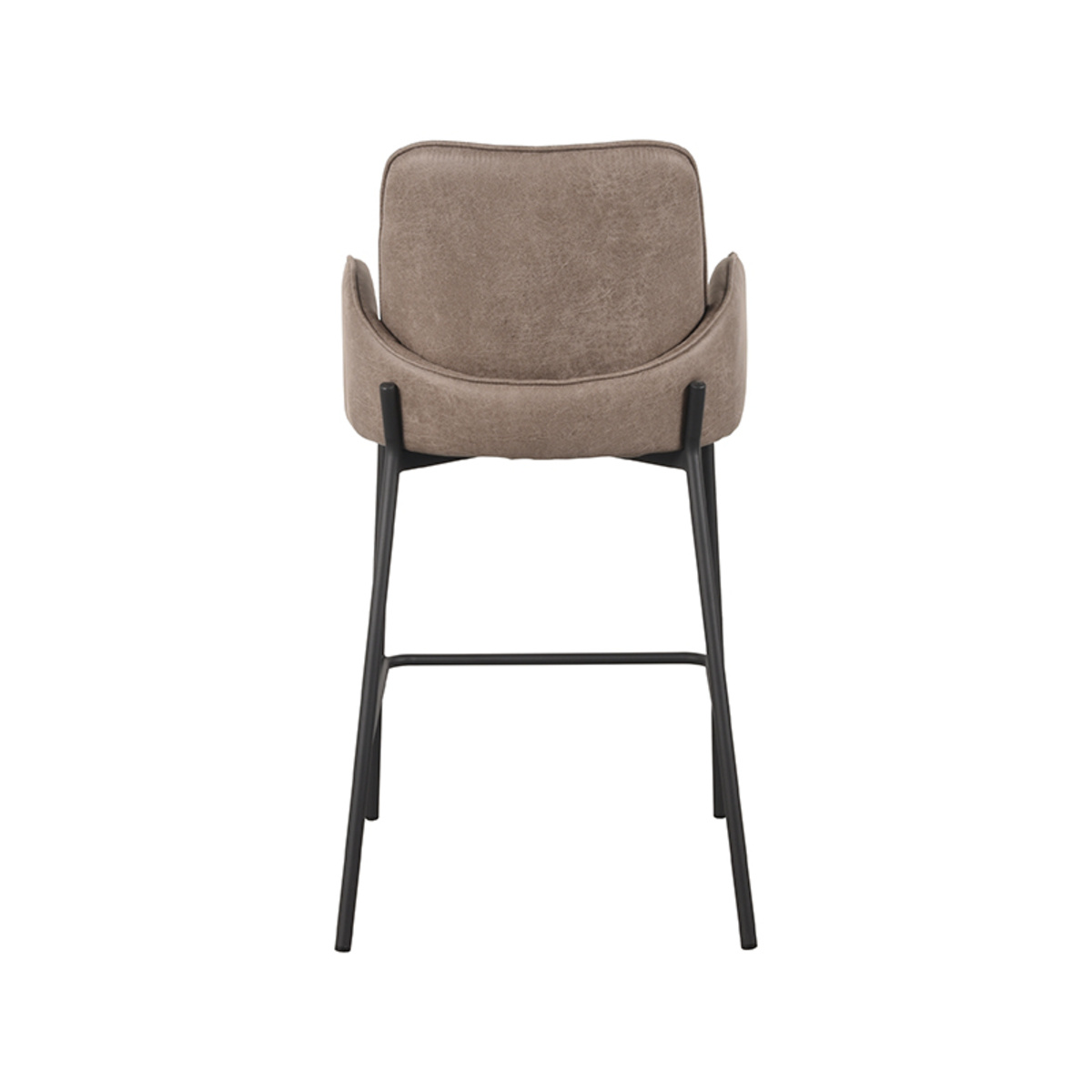 LABEL51 - Barstoel Joni - Taupe - 53x51x94cm - Set van 2