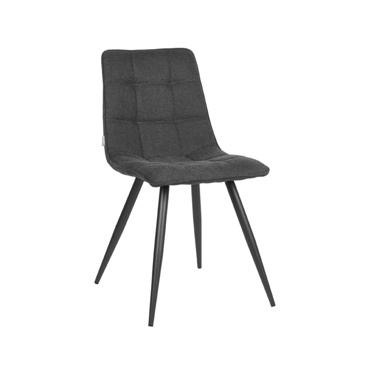 LABEL51 Eetkamerstoel Jelt - Antraciet - Weave