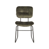 LABEL51 Eetkamerstoel Dez - Hunter - Velours