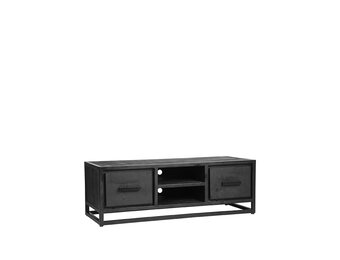 LABEL51 Tv-meubel Chili - Zwart - Mangohout- 120cm breed