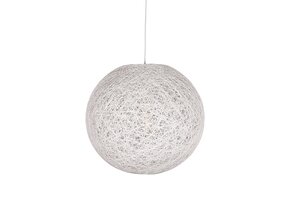 LABEL51 Hanglamp Twist - Wit - Vlas - L