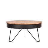 LABEL51 - Salontafel Saran - Zwart - 80x80x43cm
