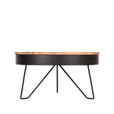 LABEL51 - Salontafel Saran - Zwart - 80x80x43cm