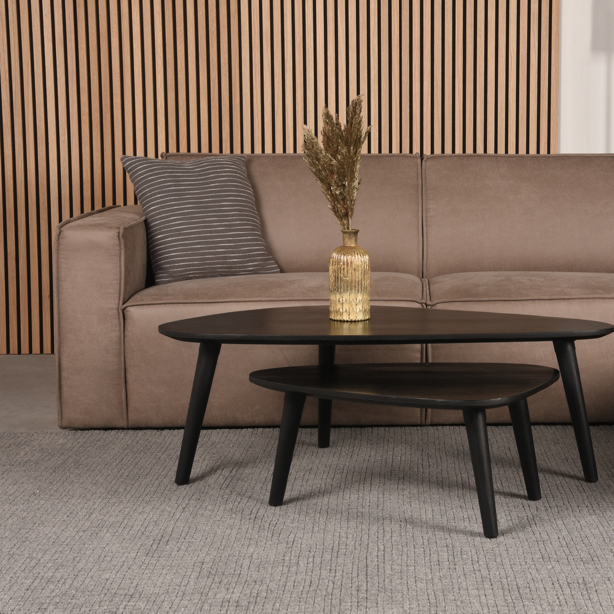 LABEL51 - Vloerkleed Wolly - Grijs - 300x200x2cm