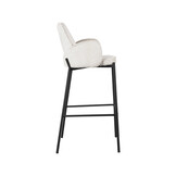 LABEL51 - Barstoel Joni - Creme - 53x51x107cm - Set van 2