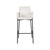 LABEL51 - Barstoel Joni - Creme - 53x51x107cm - Set van 2