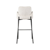 LABEL51 - Barstoel Joni - Creme - 53x51x107cm - Set van 2