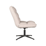 LABEL51 - Fauteuil Vince - Beige - 74x63x91cm