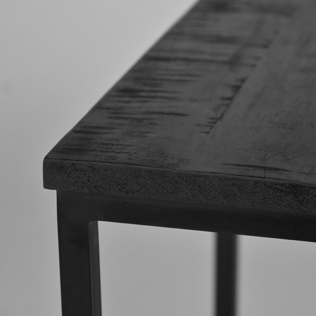 LABEL51 Salontafel Twain - Zwart - Mangohout