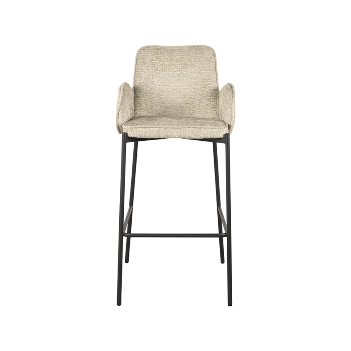 LABEL51 - Barstoel Joni - Beige - 53x51x107cm - Set van 2