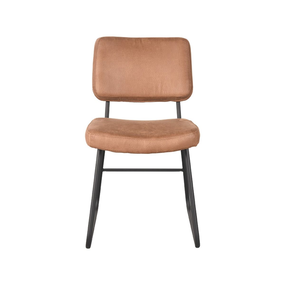 LABEL51 Eetkamerstoel Noah - Cognac - Micro Suede