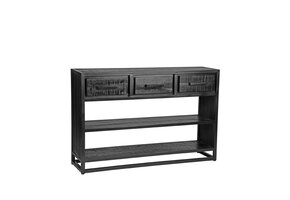 LABEL51 Sidetable Chili - Zwart - Mangohout