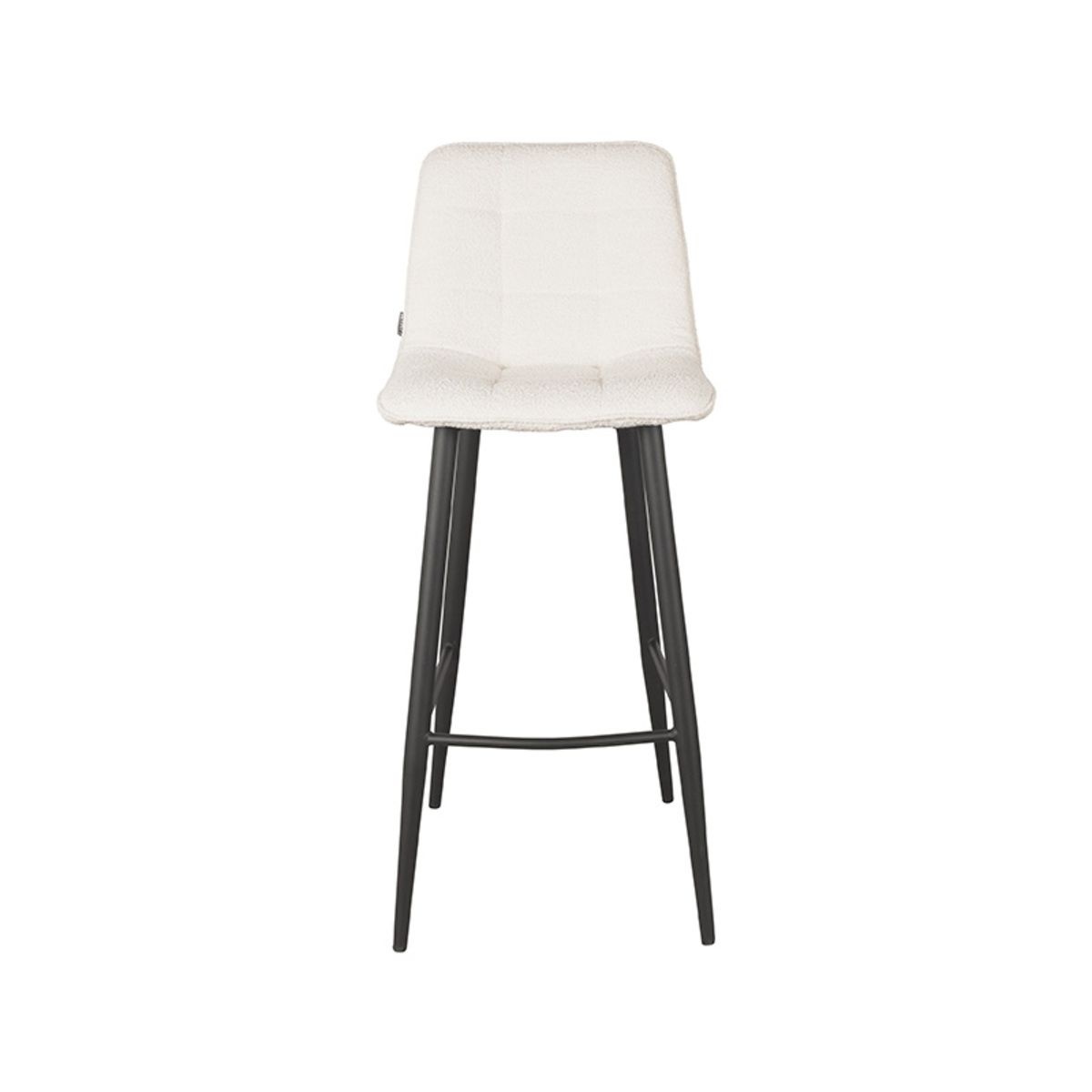 LABEL51 - Barkruk Jelt - Ivoor boucle - 42x46x105 cm
