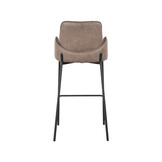 LABEL51 - Barstoel Joni - Taupe - 53x51x107cm - Set van 2