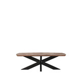 LABEL51 Salontafel Zane 120x65x40 cm - Espresso - Mangohout