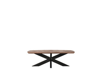 LABEL51 Salontafel Zane 120x65x40 cm - Espresso - Mangohout