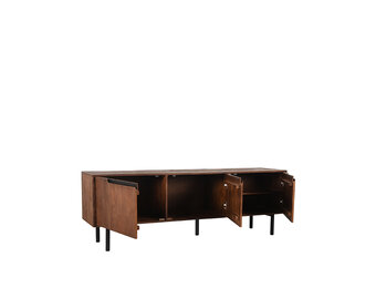 LABEL51 Tv-meubel Rio - Espresso - Mangohout - 180 cm