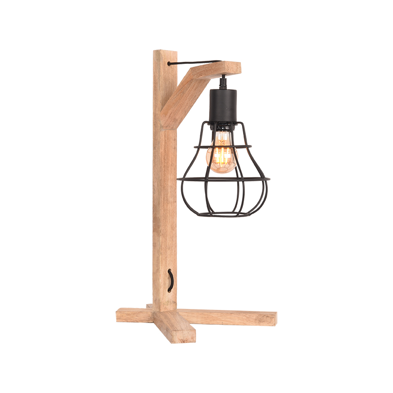 LABEL51 - Tafellamp Drop - Zwart - 34x29x53cm