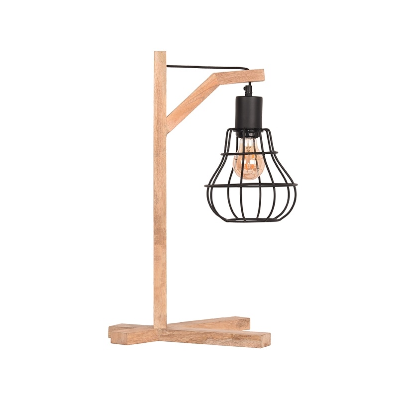 LABEL51 - Tafellamp Drop - Zwart - 34x29x53cm