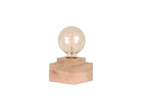 LABEL51 Tafellamp Block - Rough - Mangohout