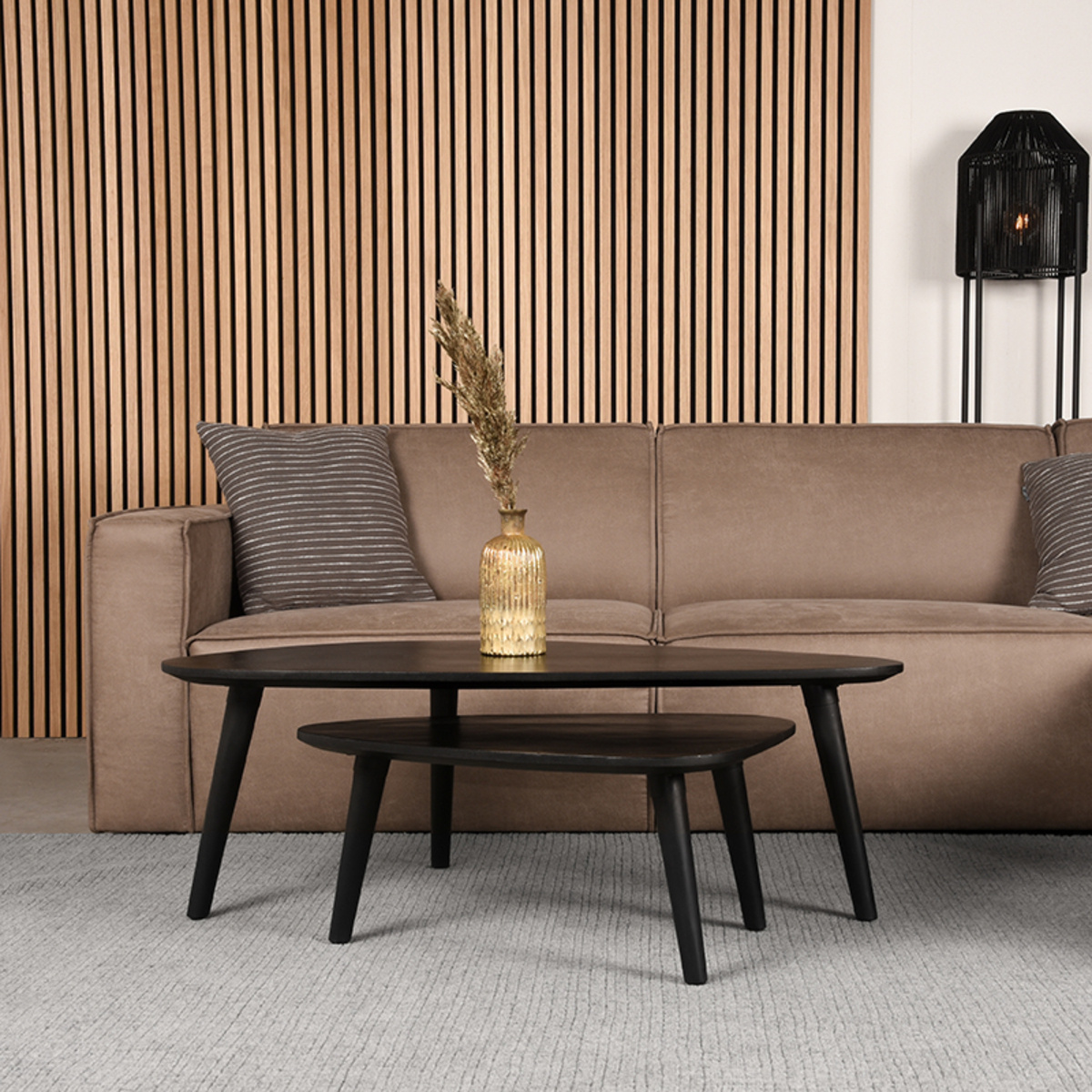 LABEL51 - Vloerkleed Wolly - Grijs - 300x200x2cm