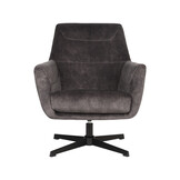 LABEL51 - Fauteuil Toby - Grijs - 80x75x85cm