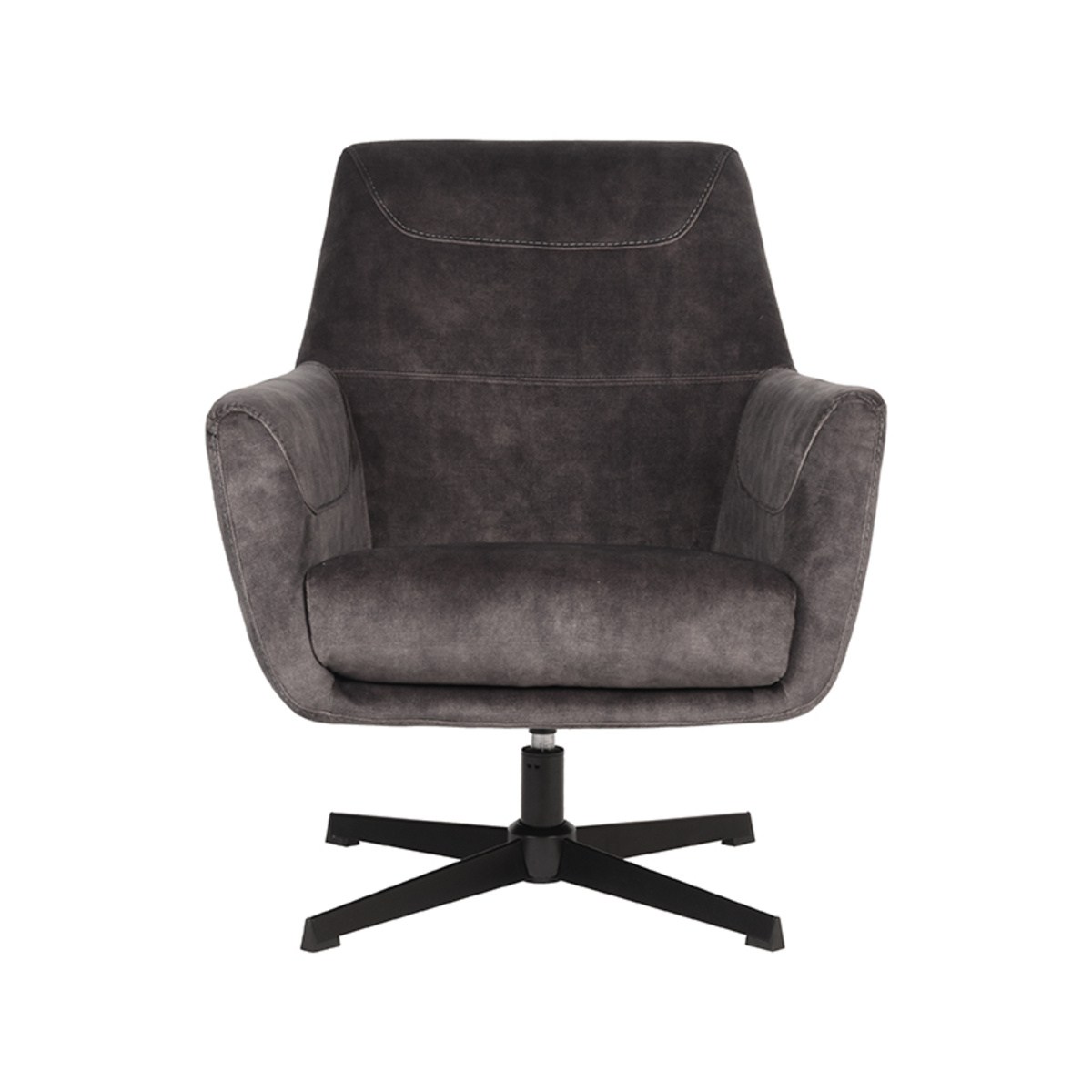 LABEL51 - Fauteuil Toby - Grijs - 80x75x85cm