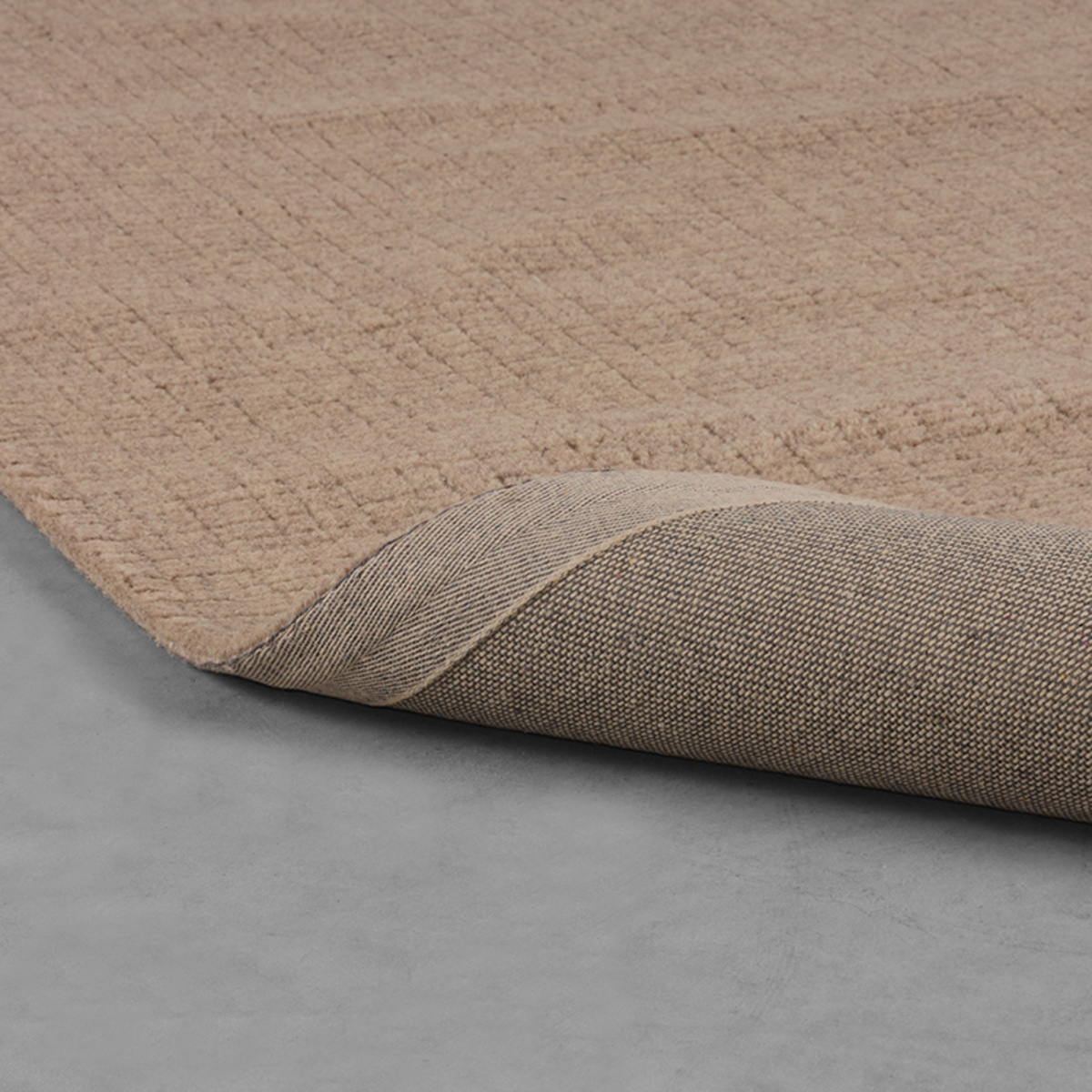 LABEL51 - Vloerkleed Wolly - Taupe - 300x200x2cm