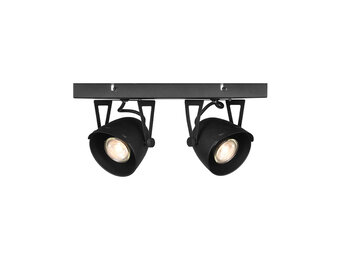LABEL51 Spot Cap led - Zwart - Metaal - 2 Lichts