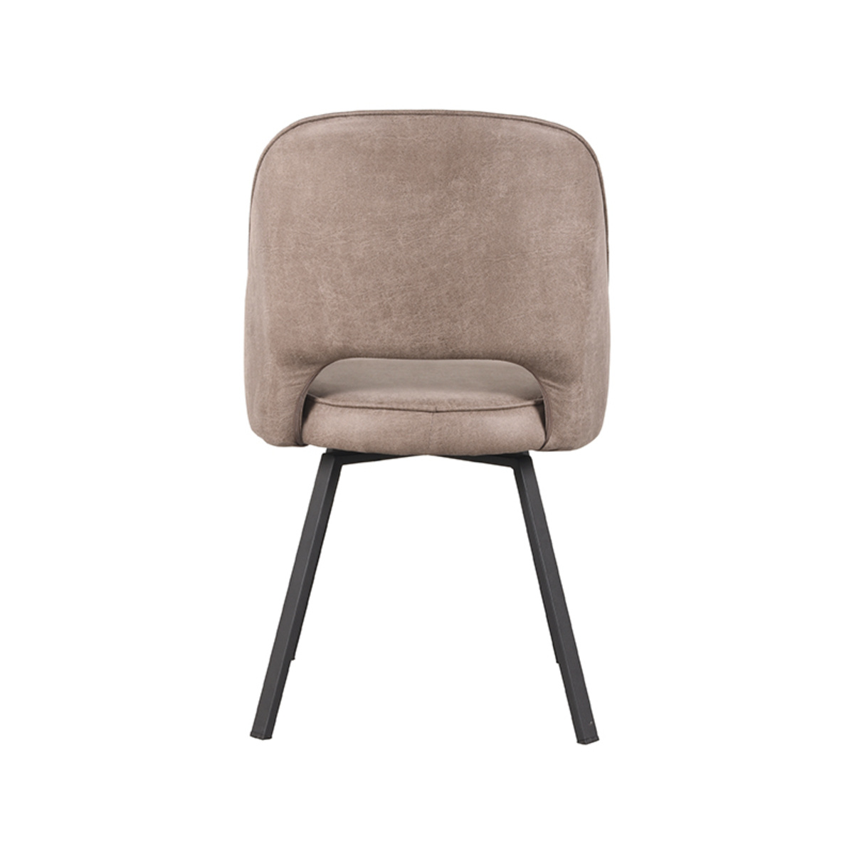 LABEL51 - Eetkamerstoel Lewis - Taupe - 58x52x84cm - Set van 2