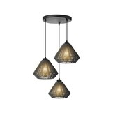 LABEL51 - Hanglamp Ibiza - Zwart - 30x30x150cm
