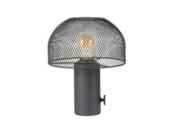 LABEL51 - Tafellamp Fungo - Zwart - Metaal - 23x23x29 cm